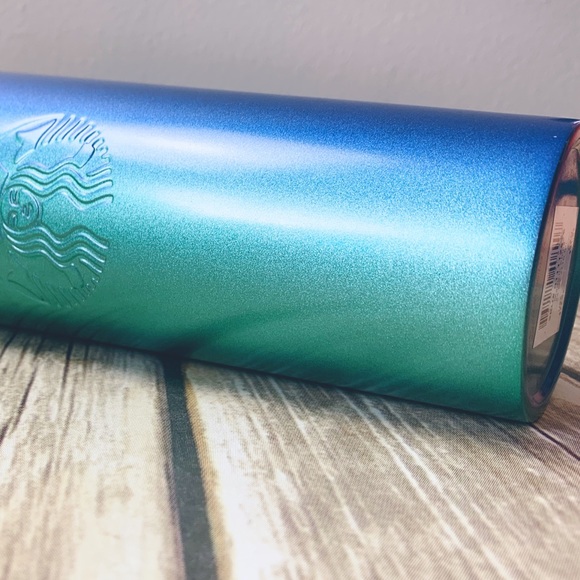* STARBUCKS Blue Green Mermaid Tumbler - Picture 8 of 8